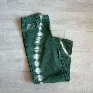 super cool green jeans